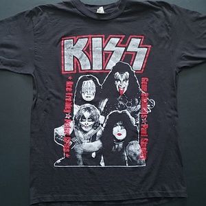 KISS Worldwide 96-97 Tour glitter t-shirt